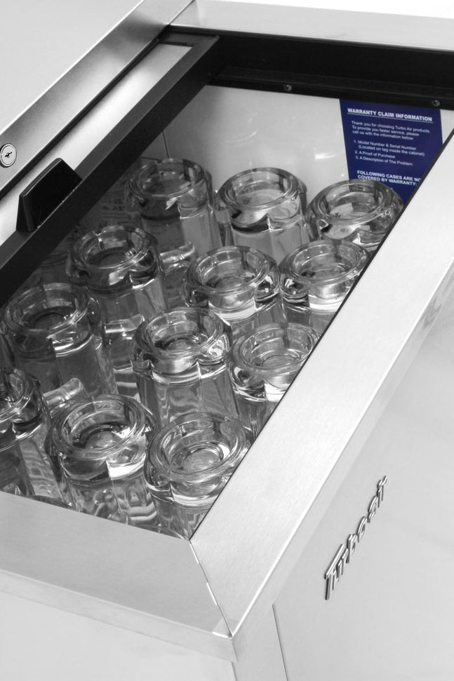 Turbo Air - 24.7" Super Deluxe Glass Chiller & Froster with 1 Stainless Steel Lid - TBC-24SD-GF-N6 (ETA 5-6 Weeks)