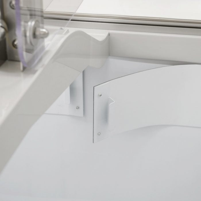 Turbo Air - 26" White Low Curved Glass Ice Cream Dipping Cabinet - TIDC-26W-N (ETA 5-6 Weeks)