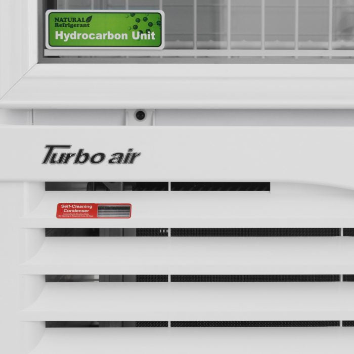 Turbo Air - 27" White One-Section Standard Glass Door Ice Merchandiser - TGIM-23W-N (ETA 5-6 Weeks)