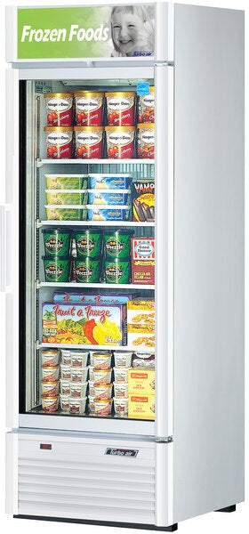 Turbo Air - 27" White Swing Glass Merchandiser Door Freezer - TGF-23SDW-N (ETA 5-6 Weeks)