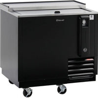 Turbo Air - 36" Black Bottle Cooler with 1 Lid - TBC-36SB-N6 (ETA 5-6 Weeks)