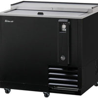 Turbo Air - 36" Black Bottle Cooler with 1 Lid - TBC-36SB-N6 (ETA 5-6 Weeks)
