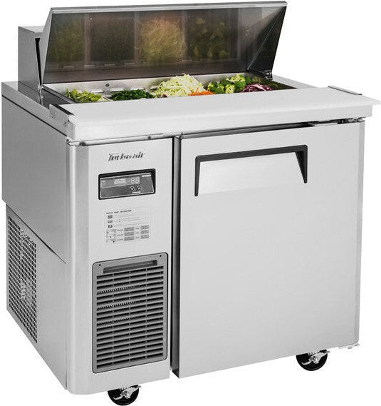 Turbo Air - 36" Side Mount Compressor Refrigerated Sandwich Prep Table with 1 Door - JST-36-N (ETA 5-6 Weeks)
