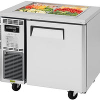 Turbo Air - 36" Stainless Steel Refrigerated Buffet Display Table With One Solid Door - JBT-36-N (ETA 5-6 Weeks)