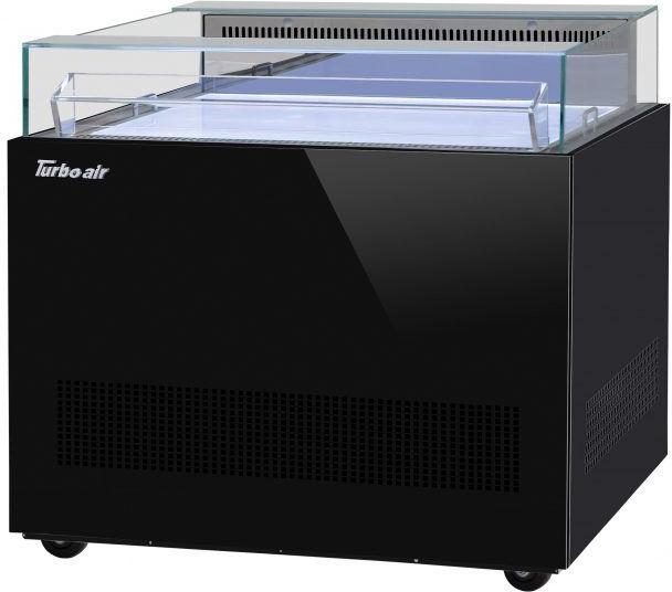 Turbo Air - 40.25" Black Open Display Sandwich & Cheese Merchandiser - TOS-40NN-B (ETA 5-6 Weeks)