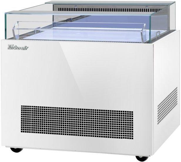 Turbo Air - 40.25" White Open Display Sandwich & Cheese Merchandiser - TOS-40NN-W (ETA 5-6 Weeks)