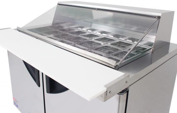 Turbo Air - 28.2" x 20" Polycarbonate Clear Lid for Salad / Sandwich Units - CL-60-24 (ETA 5-6 Weeks)