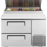 Turbo Air - 44" Pizza Prep Table with 2 Drawers - TPR-44SD-D2-N (ETA 5-6 Weeks)