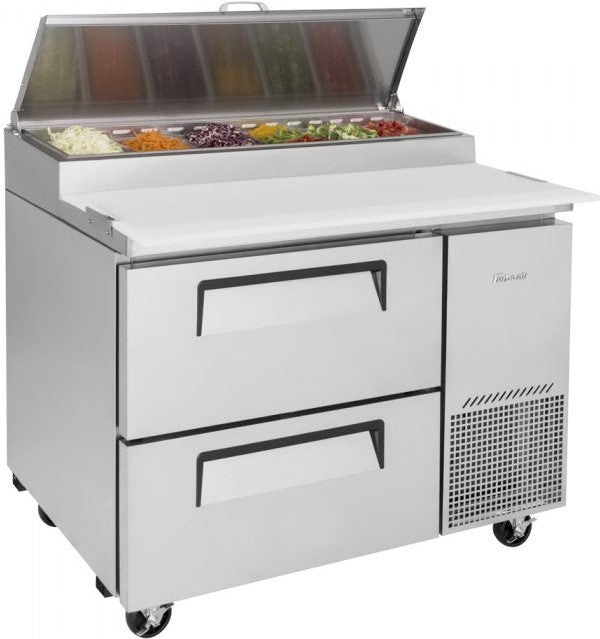Turbo Air - 44" Pizza Prep Table with 2 Drawers - TPR-44SD-D2-N (ETA 5-6 Weeks)
