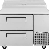 Turbo Air - 44" Pizza Prep Table with 2 Drawers - TPR-44SD-D2-N (ETA 5-6 Weeks)