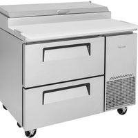 Turbo Air - 44" Pizza Prep Table with 2 Drawers - TPR-44SD-D2-N (ETA 5-6 Weeks)
