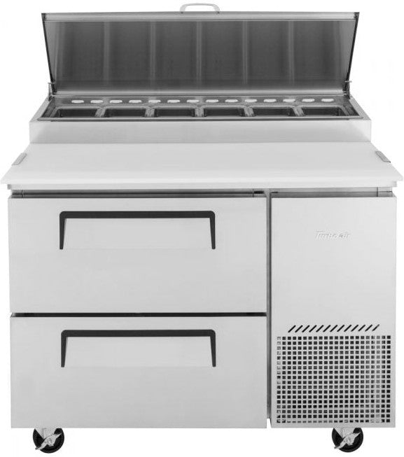 Turbo Air - 44" Pizza Prep Table with 2 Drawers - TPR-44SD-D2-N (ETA 5-6 Weeks)
