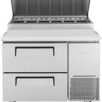 Turbo Air - 44" Pizza Prep Table with 2 Drawers - TPR-44SD-D2-N (ETA 5-6 Weeks)