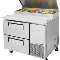 Turbo Air - 44" Pizza Prep Table with 2 Drawers - TPR-44SD-D2-N (ETA 5-6 Weeks)