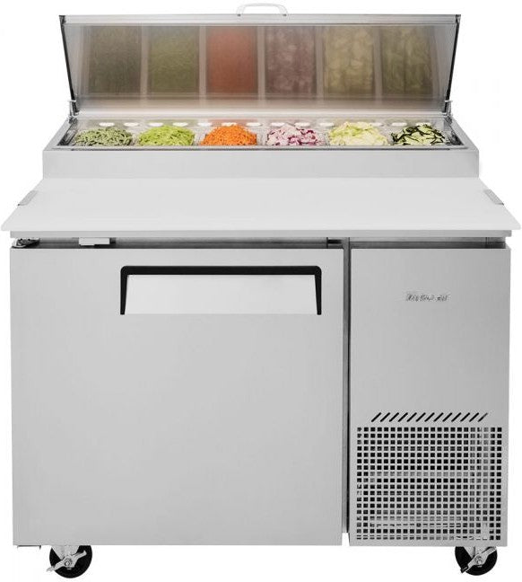Turbo Air - 44" Super Deluxe Refrigerated Pizza Prep Table with 1 Solid Door - TPR-44SD-N (ETA 5-6 Weeks)