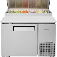 Turbo Air - 44" Super Deluxe Refrigerated Pizza Prep Table with 1 Solid Door - TPR-44SD-N (ETA 5-6 Weeks)