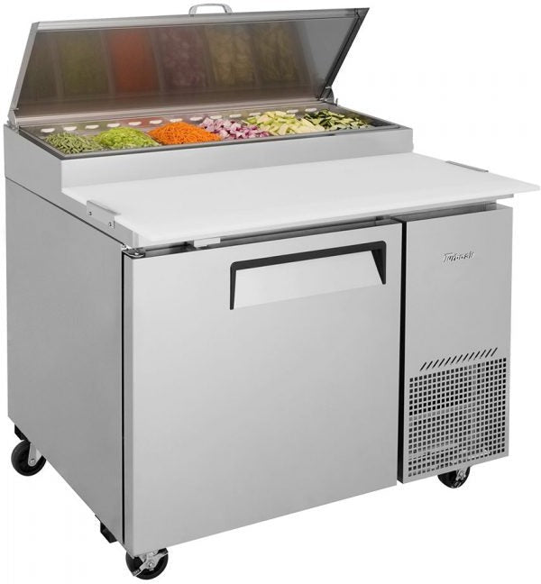 Turbo Air - 44" Super Deluxe Refrigerated Pizza Prep Table with 1 Solid Door - TPR-44SD-N (ETA 5-6 Weeks)
