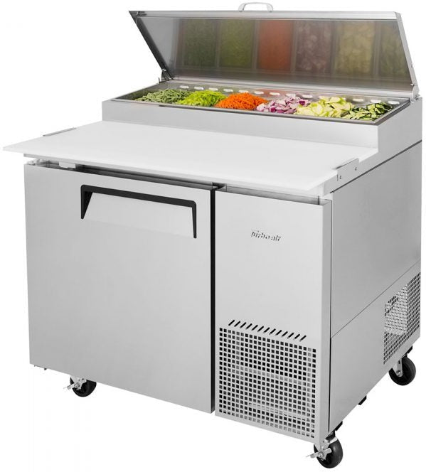Turbo Air - 44" Super Deluxe Refrigerated Pizza Prep Table with 1 Solid Door - TPR-44SD-N (ETA 5-6 Weeks)