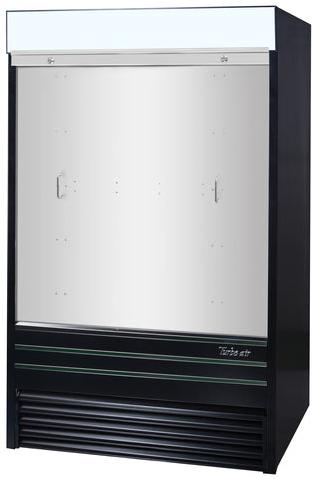 Turbo Air - 44.3" Black Locking Security Cover for TOM-96EB-N Solid Type Stainless Steel Field Installed - SCS-96-E (ETA 5-6 Weeks)
