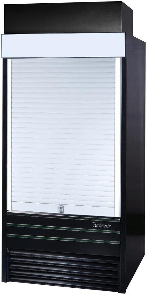 Turbo Air - 44.6" Black Locking Security Cover for TOM-48EB-N & TOM-48-ES-N Black Trim Hard Plastic - SCM-48-EB (ETA 5-6 Weeks)