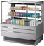 Turbo Air - 46.5 Silver Low Profile Horizontal Open Display Merchandiser Case with 2 Shelves + Deck - TOM-48L-UFD-S-3S-N (ETA 5-6 Weeks)