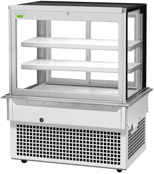 Turbo Air - 47" Square Glass Three Tier Drop-In Refrigerated Bakery Display Case - TBP48-54FDN (ETA 5-6 Weeks)