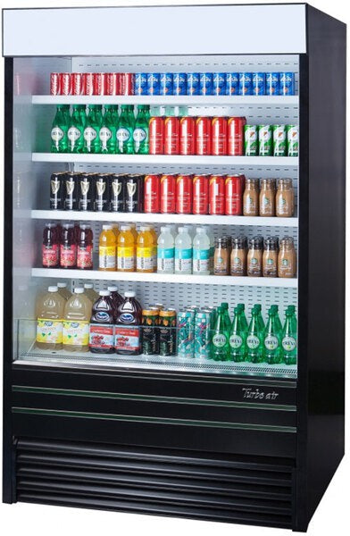 Turbo Air - 48" Black Air Curtain Merchandiser - TOM-48EB-N (ETA 5-6 Weeks)