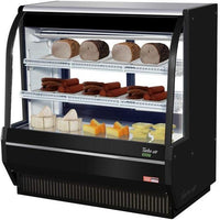Turbo Air - 48" Black Curved Glass Refrigerated Deli Case - TCDD-48H-B-N (ETA 5-6 Weeks)