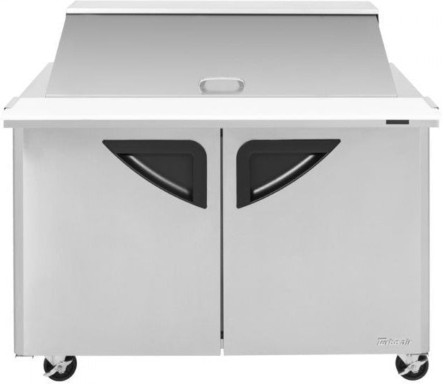 Turbo Air - 48" Mega Top Dual Sided Refrigerated Sandwich Prep Table with 2 Doors - TST-48SD-18-N (ETA 5-6 Weeks)