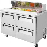 Turbo Air - 48" Refrigerated Sandwich Prep Table with 4 Drawers - TST-48SD-D4-N (ETA 5-6 Weeks)