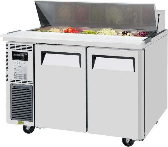 Turbo Air - 48" Side Mount Compressor Refrigerated Sandwich Prep Table with 2 Door - JST-48-N (ETA 5-6 Weeks)