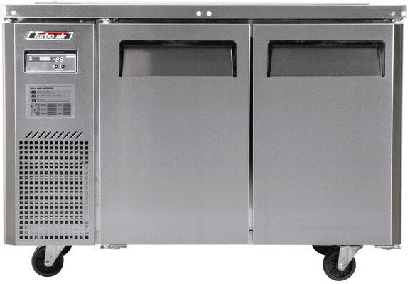 Turbo Air - 48" Stainless Steel Refrigerated Buffet Display Table With Two Solid Doors - JBT-48-N (ETA 5-6 Weeks)