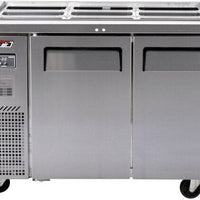 Turbo Air - 48" Stainless Steel Refrigerated Buffet Display Table With Two Solid Doors - JBT-48-N (ETA 5-6 Weeks)
