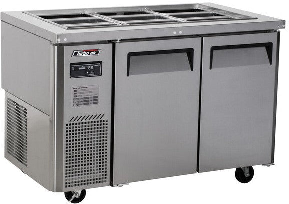 Turbo Air - 48" Stainless Steel Refrigerated Buffet Display Table With Two Solid Doors - JBT-48-N (ETA 5-6 Weeks)