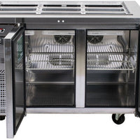 Turbo Air - 48" Stainless Steel Refrigerated Buffet Display Table With Two Solid Doors - JBT-48-N (ETA 5-6 Weeks)