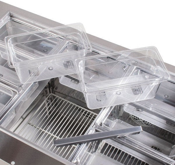 Turbo Air - 48" Stainless Steel Refrigerated Buffet Display Table With Two Solid Doors - JBT-48-N (ETA 5-6 Weeks)