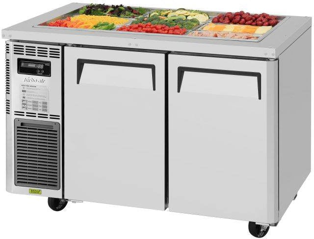 Turbo Air - 48" Stainless Steel Refrigerated Buffet Display Table With Two Solid Doors - JBT-48-N (ETA 5-6 Weeks)