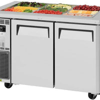 Turbo Air - 48" Stainless Steel Refrigerated Buffet Display Table With Two Solid Doors - JBT-48-N (ETA 5-6 Weeks)