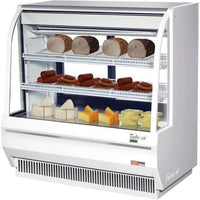 Turbo Air - 48" White Curved Glass Refrigerated Deli Case - TCDD-48H-W-N (ETA 5-6 Weeks)