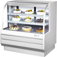 Turbo Air - 48" White European Curved Glass Refrigerated Bakery Display Case - TCGB-48-W-N (ETA 5-6 Weeks)