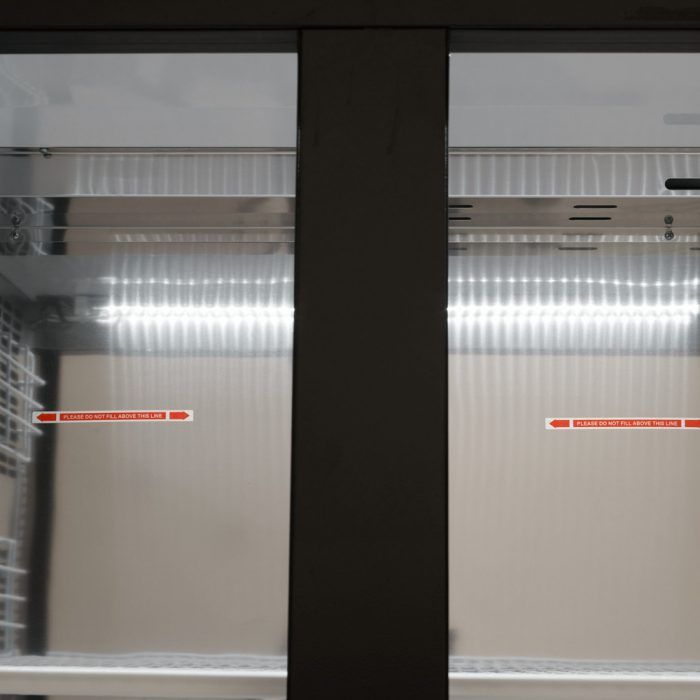 Turbo Air - 49" Narrow Back Bar Cooler with 2 Glass Doors - TBB-24-48SGD-N (ETA 5-6 Weeks)