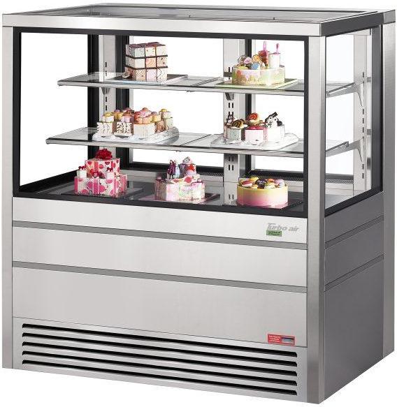 Turbo Air - 49.6" Silver Straight Front Freezer Display Cases - TCGBF-50S-N (ETA 5-6 Weeks)