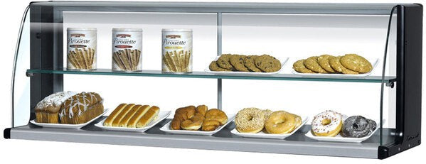 Turbo Air - 50" Black Dry Display Case for Top - TOMD-50HB (ETA 5-6 Weeks)