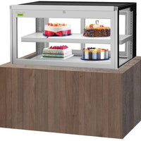 Turbo Air - 50" Square Glass Two Tiers Drop-In Refrigerated Bakery Display Case - TBP48-46FDN (ETA 5-6 Weeks)