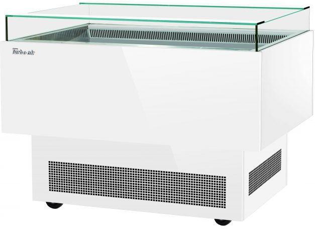 Turbo Air - 50" White Open Display Sandwich & Cheese Merchandiser - TOS-50PN-W (ETA 5-6 Weeks)