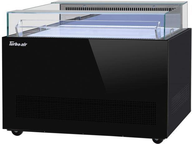 Turbo Air - 50.25" Black Open Display Sandwich & Cheese Merchandiser - TOS-50NN-B (ETA 5-6 Weeks)