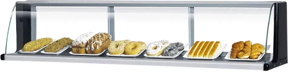 Turbo Air - 50.75" Black Stainless Steel Low Profile Top Dry Display Case - TOMD-50LB (ETA 5-6 Weeks)
