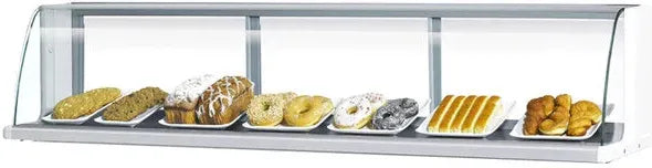 Turbo Air - 50.75" White Stainless Steel Low Profile Top Dry Display Case - TOMD-50LW (ETA 5-6 Weeks)