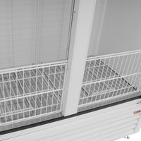 Turbo Air - 54.6" White Two-Section Standard Glass Door Ice Merchandiser - TGIM-49W-N (ETA 5-6 Weeks)