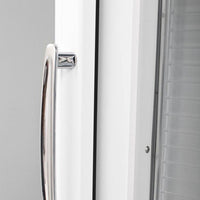 Turbo Air - 54.6" White Two-Section Standard Glass Door Ice Merchandiser - TGIM-49W-N (ETA 5-6 Weeks)